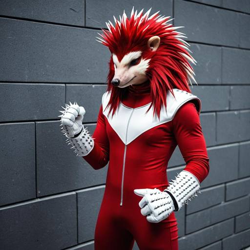 Sleek Knuckles Cosplay Costume Idea