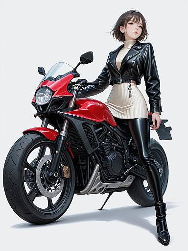 Urban Chic Woman in Knit Dress