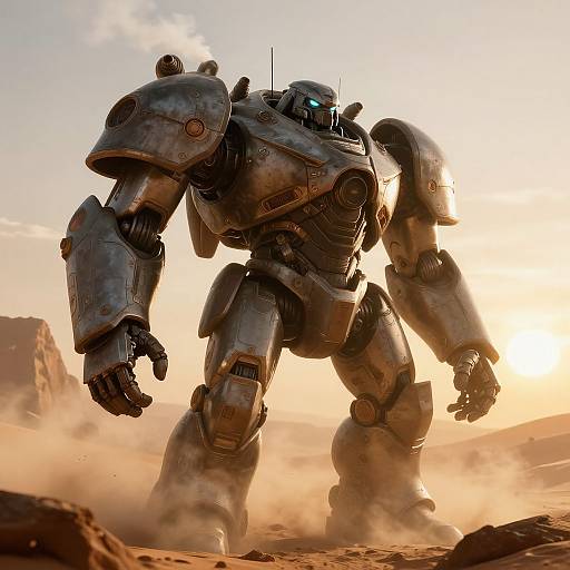 Colossal Imperator Titan in Desert