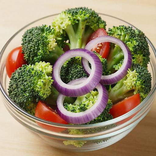 Vibrant Fresh Vegetable Bowl Close-up