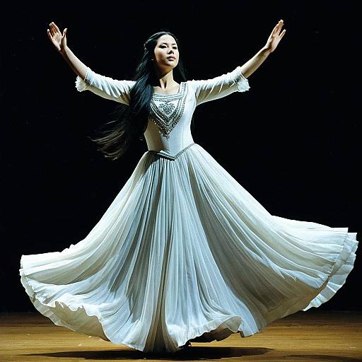 Liturgical Praise Dance with Flowing Dress