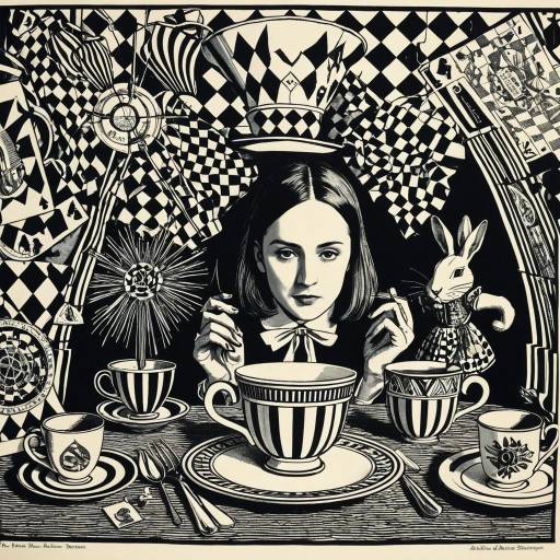 Alice in Wonderland Dadaism Illustration