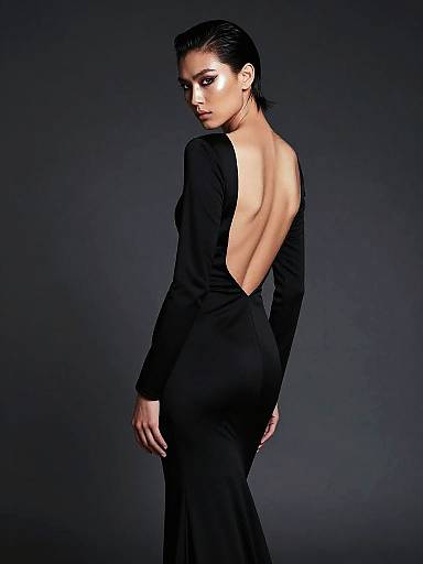 Androgynous Transgender High-Fashion Studio Portrait