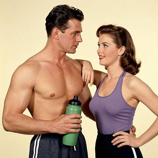 1950s Vintage Fitness Ad