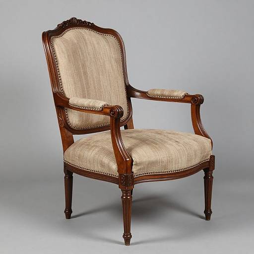 Victorian Rosewood Open Arm Chair