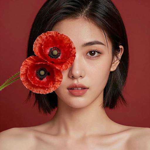 Captivating Portrait of a Young Woman