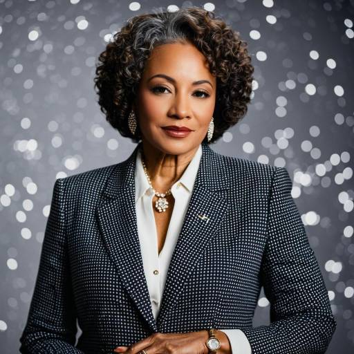 Professional African American Woman in Stylish Business Suit