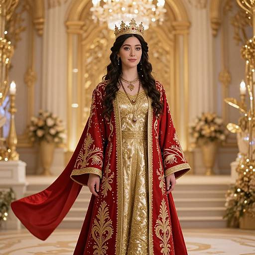 Regal Elegance in Ornate Royal Hall