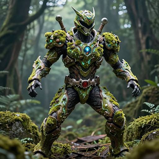 Organic Nature-Inspired Power Ranger Redesign