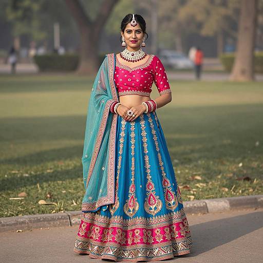 Stunning Indian Woman in Ethnic Attire