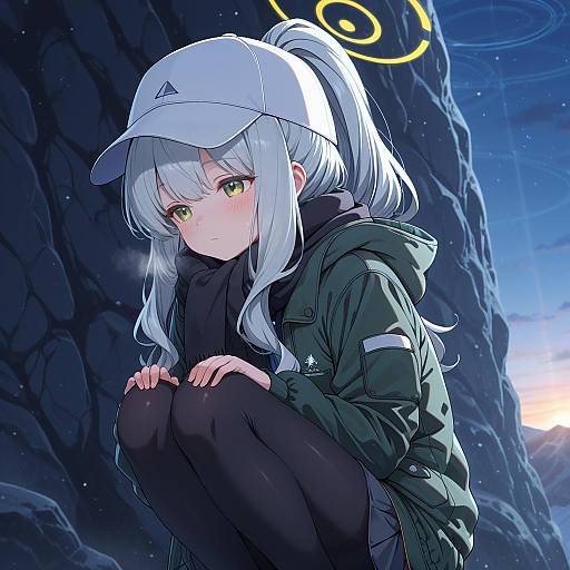 Illustration of Hare (camp) (blue archive), blue archive in the style of Kamidan