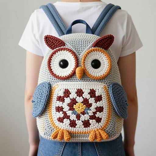 Owl Backpack Crochet PDF Pattern