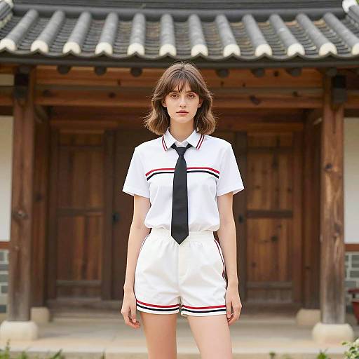 Summer Casual Fashion by Traditional Architecture