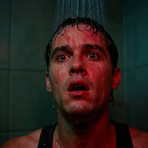 Pulp Fiction Neon Shower Scene