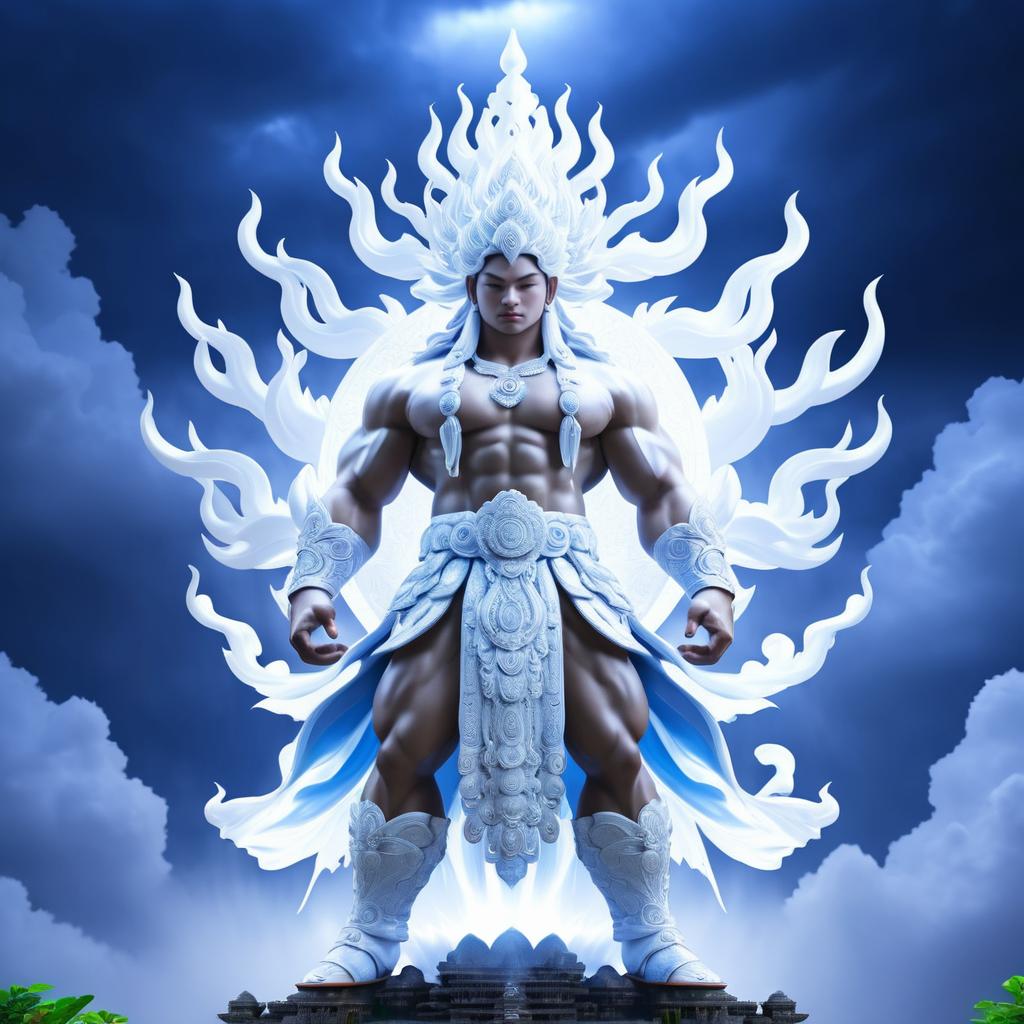 Photorealistic Depiction of Amihan God