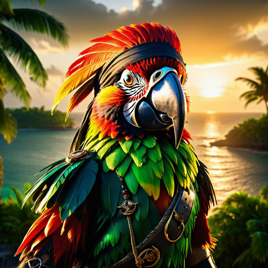 Epic Gritty Pirate Parrot Adventure