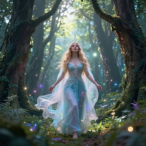 Mystical Rolle in Enchanted Forest