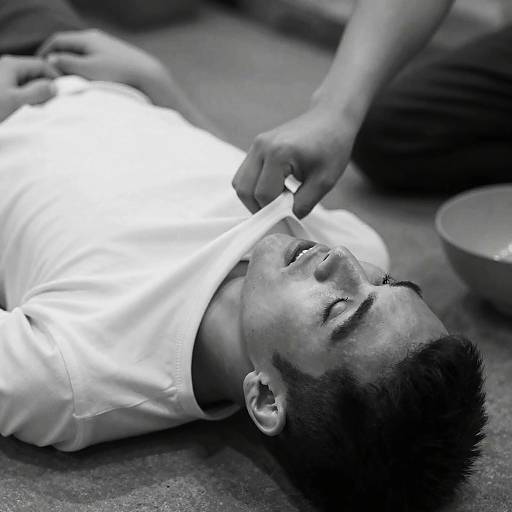 Man Having Shirt Pulled Over Head