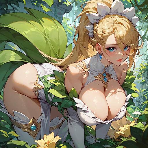 Suggestive Outfit with Large Breasts