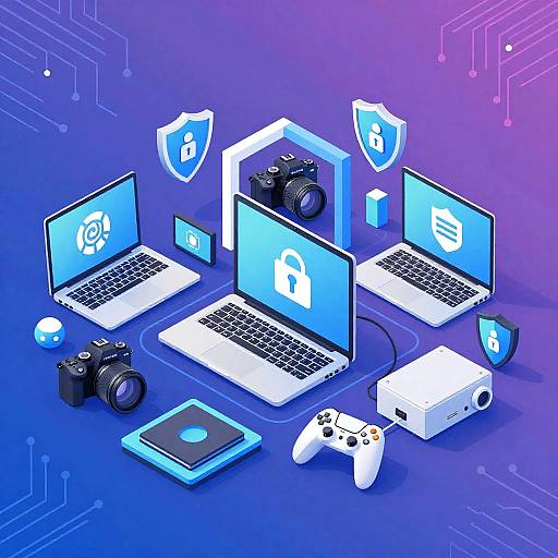 Vibrant Gadget Insurance Infographic