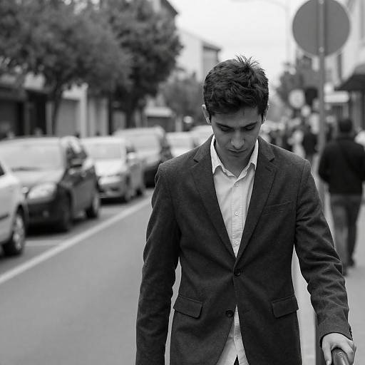 Urban Reflection: A Young Man's Journey