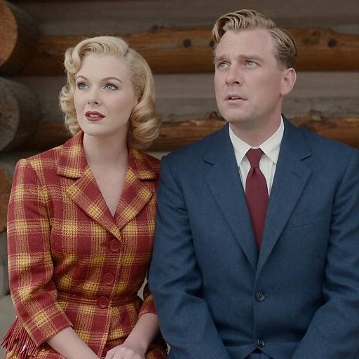 1940s Couple in Vintage Attire