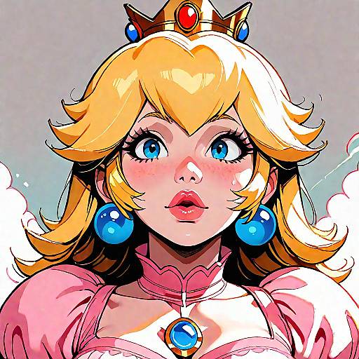 Princess Peach Provocative Art Prompt