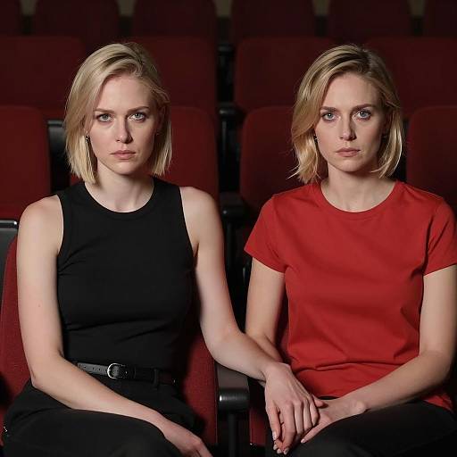 Intimate Moment in a Theater Setting