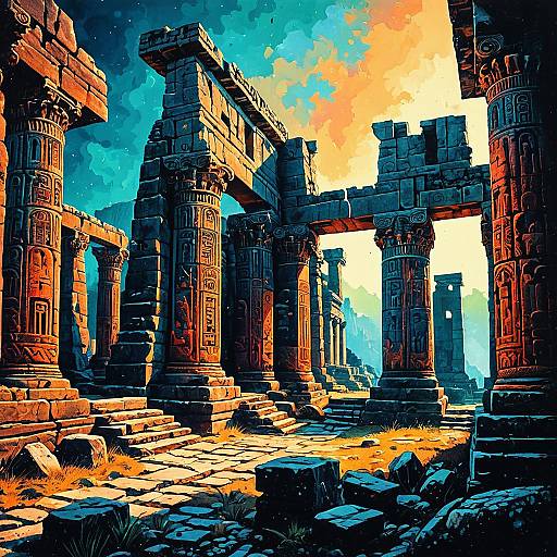 Fantasy Ancient Mystical Ruins