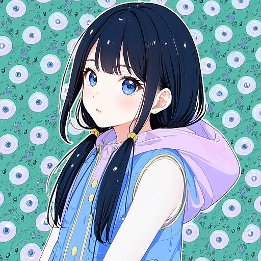 Illustration of Amano hina (tenki no ko), tenki no ko in the style of Kkopoli