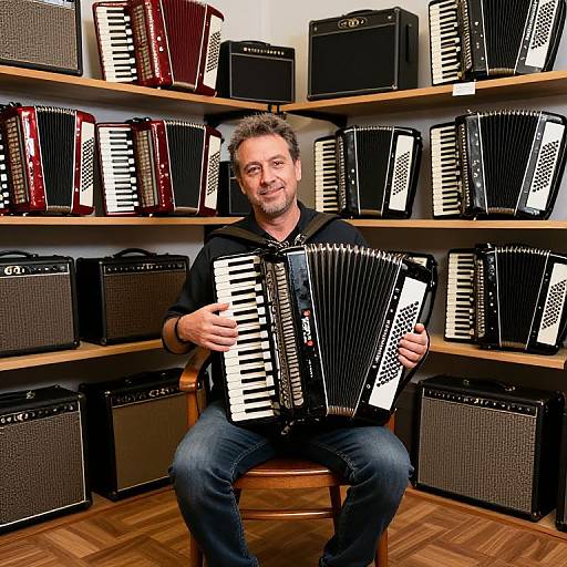 Paul Ramunni with Accordion Collection