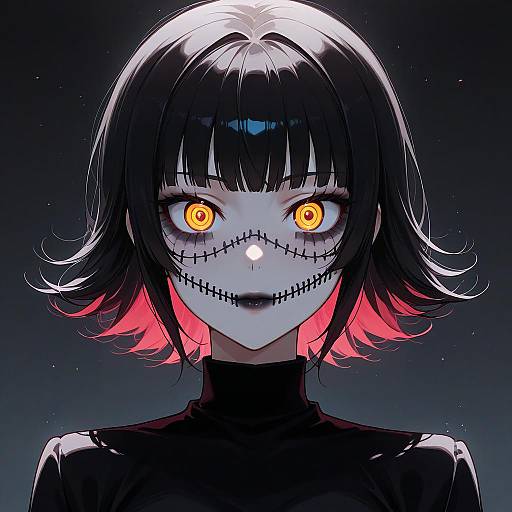 Vibrant Dia de los Muertos Portrait