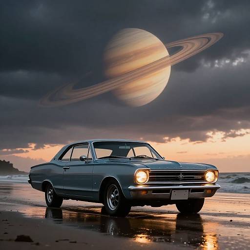 Vintage Mercury Comet by Surreal Beach