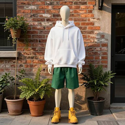 Urban Mannequin in Relaxed Casual Wear