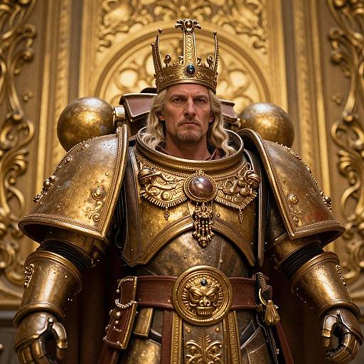 Regal God Emperor Portrait