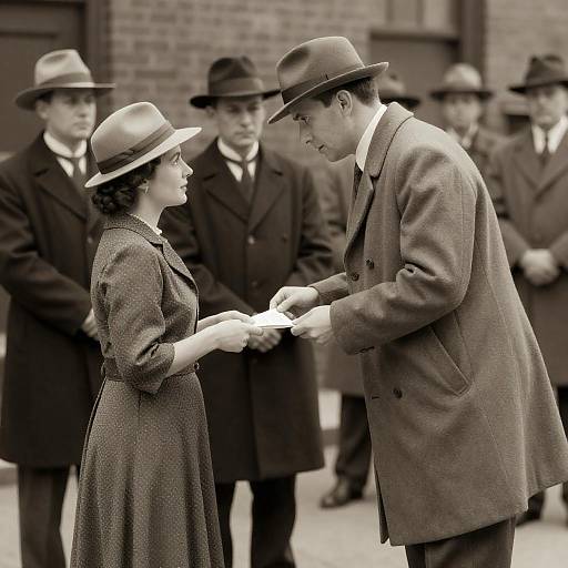 Sepia Street Scene from Firebrand Treason