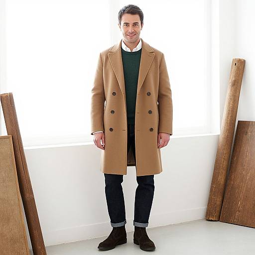 Stylish Man in Classic Casual Attire