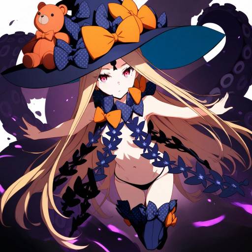 Illustration of Abigail williams (second ascension) (fate), fate/grand order in the style of Caryo