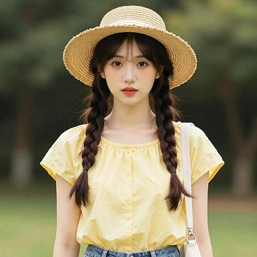 Summer Style Woman with Braid