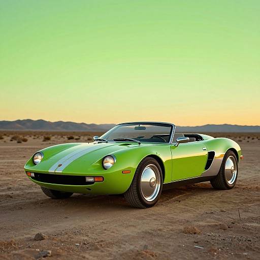 Futuristic Chartreuse Convertible Concept