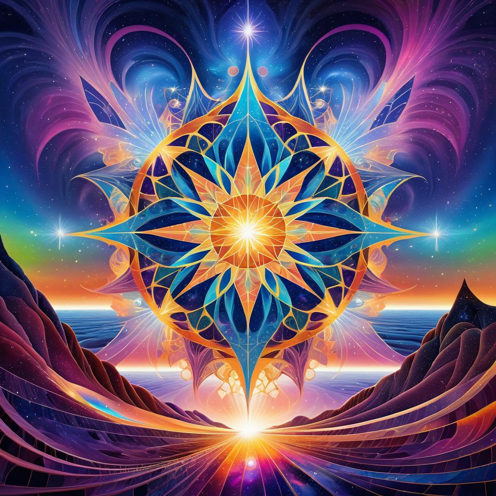 Psychedelic Surrealism: Radiant Star Art