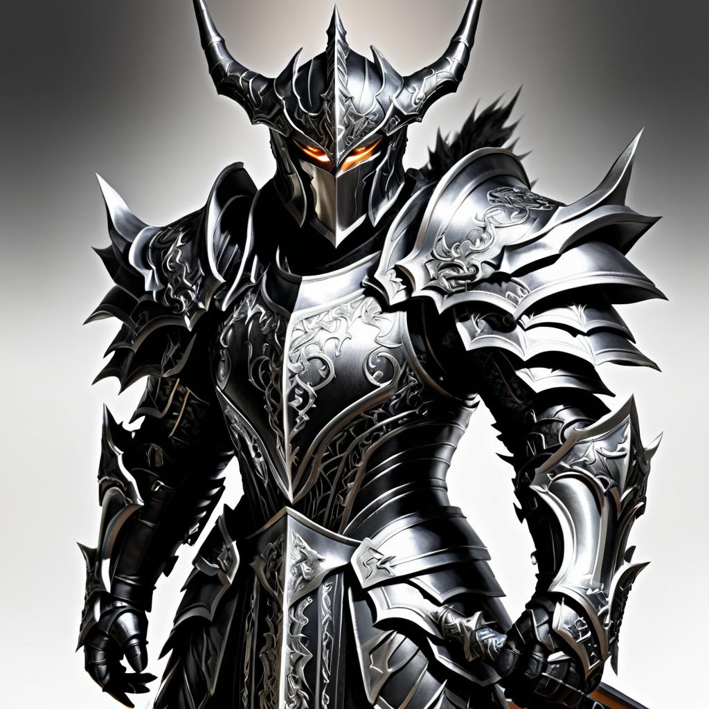 Dragon Knight Concept Art in Fantasy Style