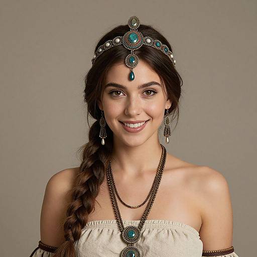 Realistic Homemade Gypsy Costume Portrait