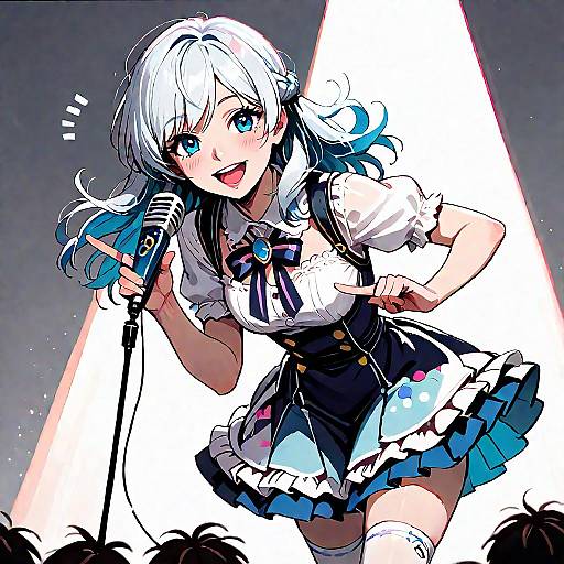 Spotlight Idol: Laughing White Dress