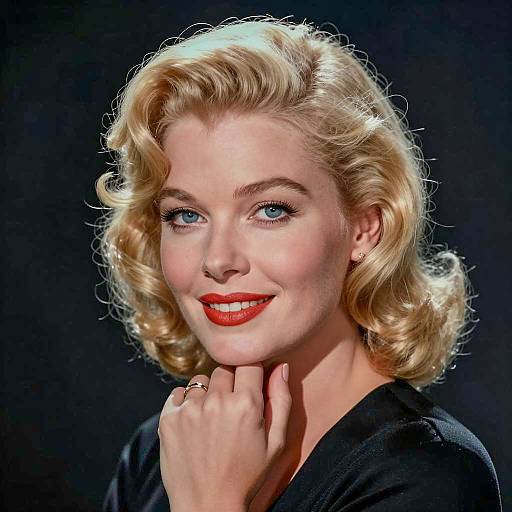 Classic Hollywood Portrait of a Woman