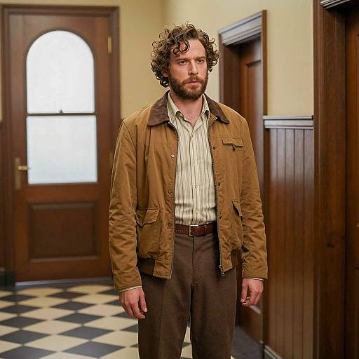 Retro Man in Vintage Costume Photography