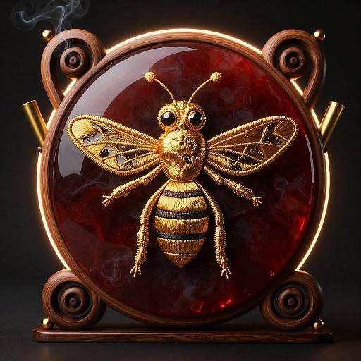 Obsidian Matador with Gold Embroidery