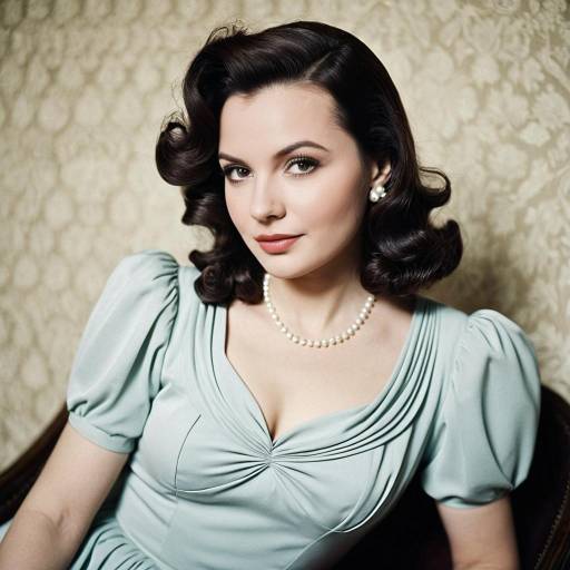 Vintage Julie Cosplay as Michèle Morgan
