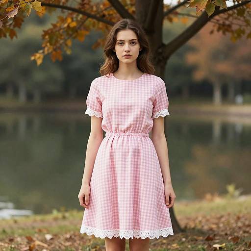 Serene Autumn Portrait of a Young Woman