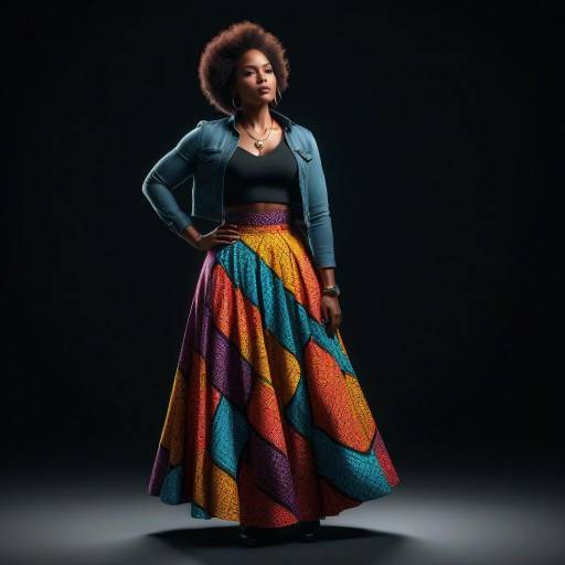 Bold Artistic Portrait of Confident Woman
